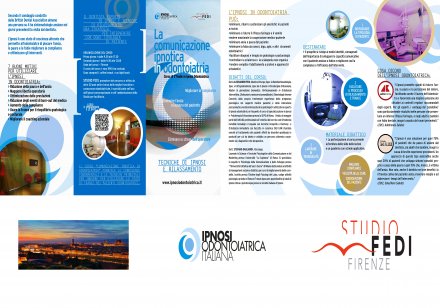 BROCHURE CORSO "LA COMUNICAZIONE IPNOTICA IN ODONTOIATRIA" - Ipnosi in Odontoiatria